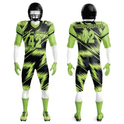 Customizable American Football Uniform Sets Spandex/Polyester Quick Dry Breathable Plus Size Short Sleeve Jerseys Pants Summer