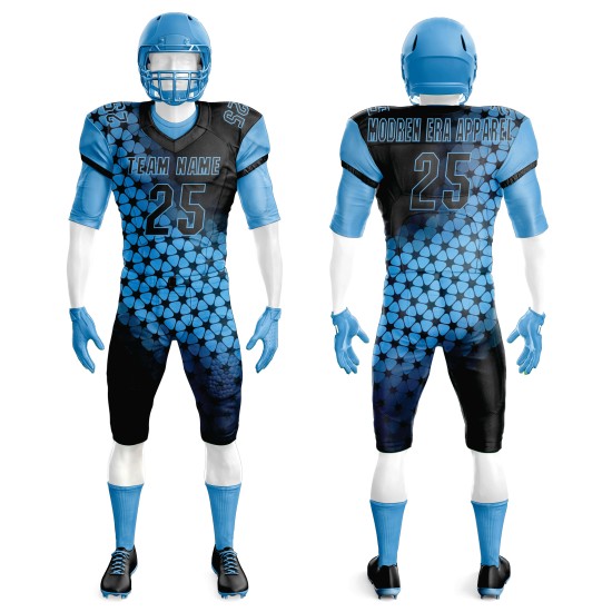 Customizable American Football Uniform Sets Spandex/Polyester Quick Dry Breathable Plus Size Short Sleeve Jerseys Pants Summer