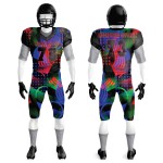 Hot Sale American Football Uniforms with Unique Style Printed Sublimation Design Short Sleeves New Collection