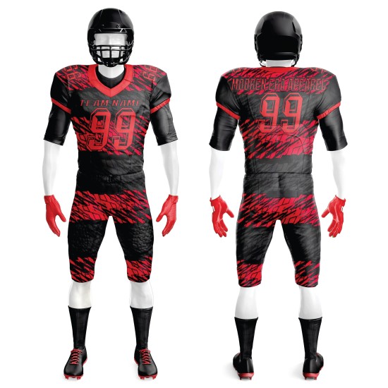 100% High Quality Cheap Price Sublimated American Football Uniform Sublimated Wholesale Price Unisex American Football Uniforms