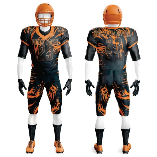 Team Embroidered Custom Full Sublimation Men American Football Jersey Uniforms Tops With High Class Fabrics Materials Sportswear