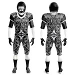 Customizable American Football Uniform Sets Spandex/Polyester Quick Dry Breathable Plus Size Short Sleeve Jerseys Pants Summer