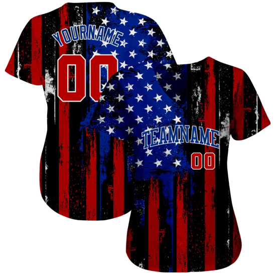 Wholesale Youth Custom Logo Baseball & Softball Jerseys New Design Fully Sublimation Quick Dry Sportswear for Women Flag Pattern Wholesale Youth Custom Logo Baseball & Softball Jerseys New Design Fully Sublimation Quick Dry Sportswear for Women Flag Pattern