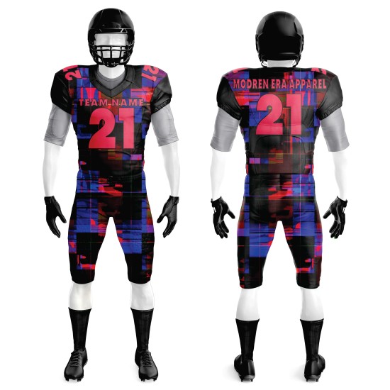 Sublimation American Football Uniform Custom Made American Football Uniform Sublimated Design for Youth & Adults