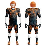 Hot Sale American Football Uniforms with Unique Style Printed Sublimation Design Short Sleeves New Collection