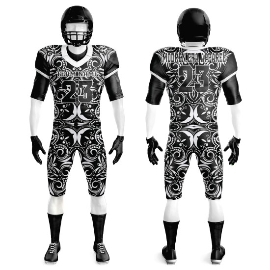 Premium Quality Custom Made American Football Jerseys Breathable Quick Dry Plus Size Short Sleeve Custom Printed Uniforms Summer