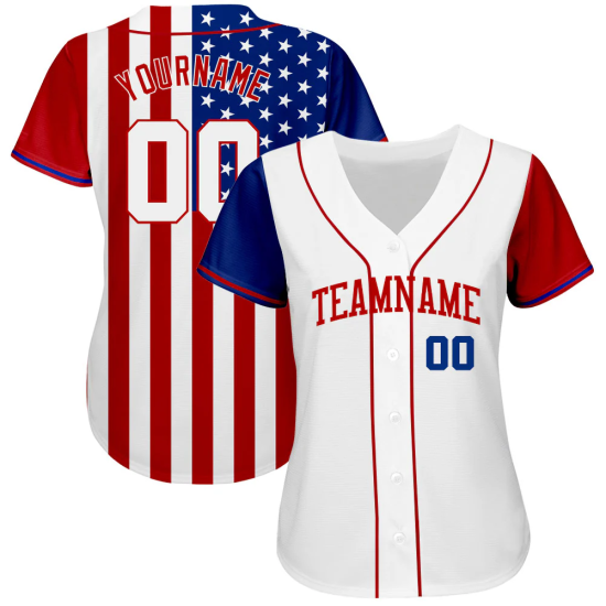 Wholesale Youth Custom Logo Baseball & Softball Jerseys New Design Fully Sublimation Quick Dry Sportswear for Women Flag Pattern Wholesale Youth Custom Logo Baseball & Softball Jerseys New Design Fully Sublimation Quick Dry Sportswear for Women Flag Pattern