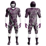 Customized Short Sleeve V Neck American Football Uniform Sublimated Polyester with Custom Logo and Design Plus Size Available