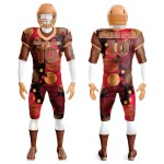 2025 Fully Customization Embroidery American Football Uniforms  Stylish Sublimated American Football Wear Jerseys