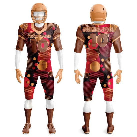 2025 Fully Customization Embroidery American Football Uniforms  Stylish Sublimated American Football Wear Jerseys