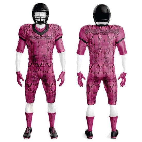 Custom Sublimated Polyester American Football Jersey for Adults Breathable Plus Size Short Sleeve Uniform Summer Style Design