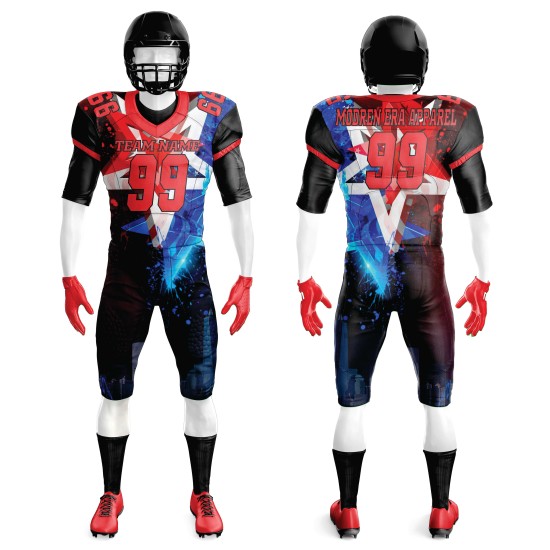 Best Design American Football Uniform New Arrival OEM Service Personalized Durable American Football Uniform