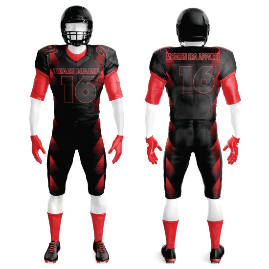 Best Quality American Football Uniform for Youth Sublimation Football Sets with Short Sleeves for Youth Teams