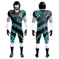 Custom Made XL Size American Football Jersey Breathable Printed Sublimation Uniforms Hot Sale Team Name Blank Number Patterns