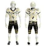 2025 Latest Design American Football Uniform Men Quick Dry High Quality Polyester Half Sleeves Short Plus Size Breathable Custom