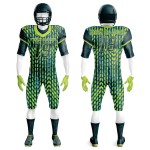 Customized Short Sleeve V Neck American Football Uniform Sublimated Polyester with Custom Logo and Design Plus Size Available