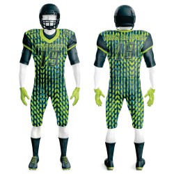 Customized Short Sleeve V Neck American Football Uniform Sublimated Polyester with Custom Logo and Design Plus Size Available