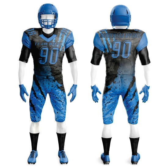 Hot Sale American Football Uniforms with Unique Style Printed Sublimation Design Short Sleeves New Collection