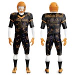 Team Embroidered Custom Full Sublimation Men American Football Jersey Uniforms Tops With High Class Fabrics Materials Sportswear