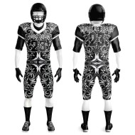 Custom Sublimated American Football Jersey and Pants Breathable Mesh Uniform with Short Sleeves Plus Size Summer Season