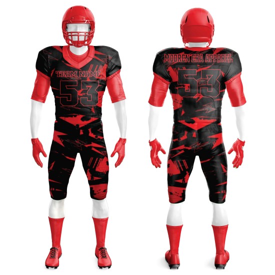 100% High Quality Breathable Short Sleeve Unisex American Football Uniform Wholesale Price Sublimated Design Cheap Option