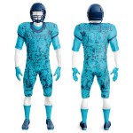 Sublimation American Football Uniforms Custom Made American Football Uniform Sublimated Design for Youth & Adults