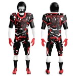 Factory Direct Wholesale Team Youth Football Jersey Sets Customized Full Sublimation American Football Uniforms