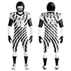 Unisex American Football Uniform Set Custom Printed Breathable Plus Size Quick Dry Jersey Flag Number Sublimation Factory Price