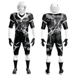 Custom Sublimated American Football Jersey and Pants Breathable Mesh Uniform with Short Sleeves Plus Size Summer Season
