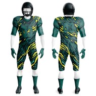Custom Made Short Sleeve American Football Jerseys Breathable Sublimation Printed Youth Uniforms for Summer Newest Design Set
